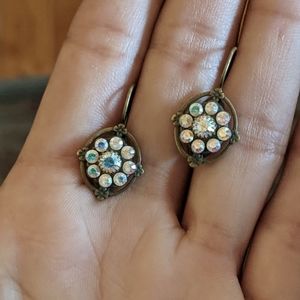 Kenny Ma Aurora Borealis Crystal Earrings